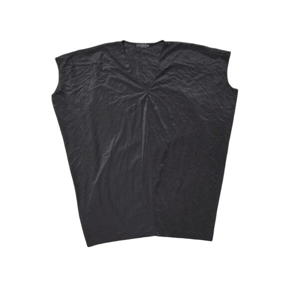 HATCH Black Slouch Dress One Size Maternity Pregnancy V Neck Short Sleeve - Picture 2 of 8